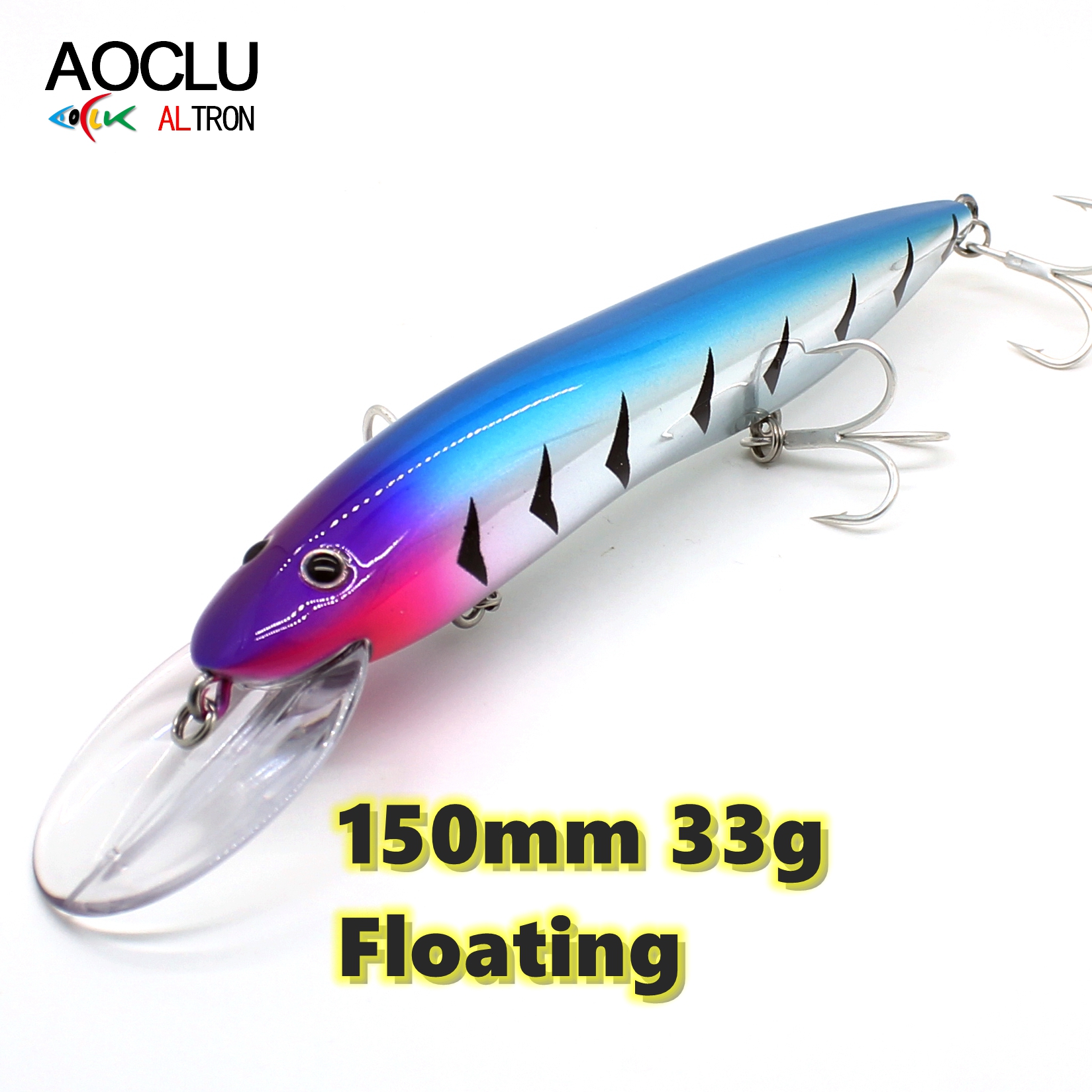 Fishing Lure Jerkbait - AOCLU-Hard Bait for Deep Sea Boat,