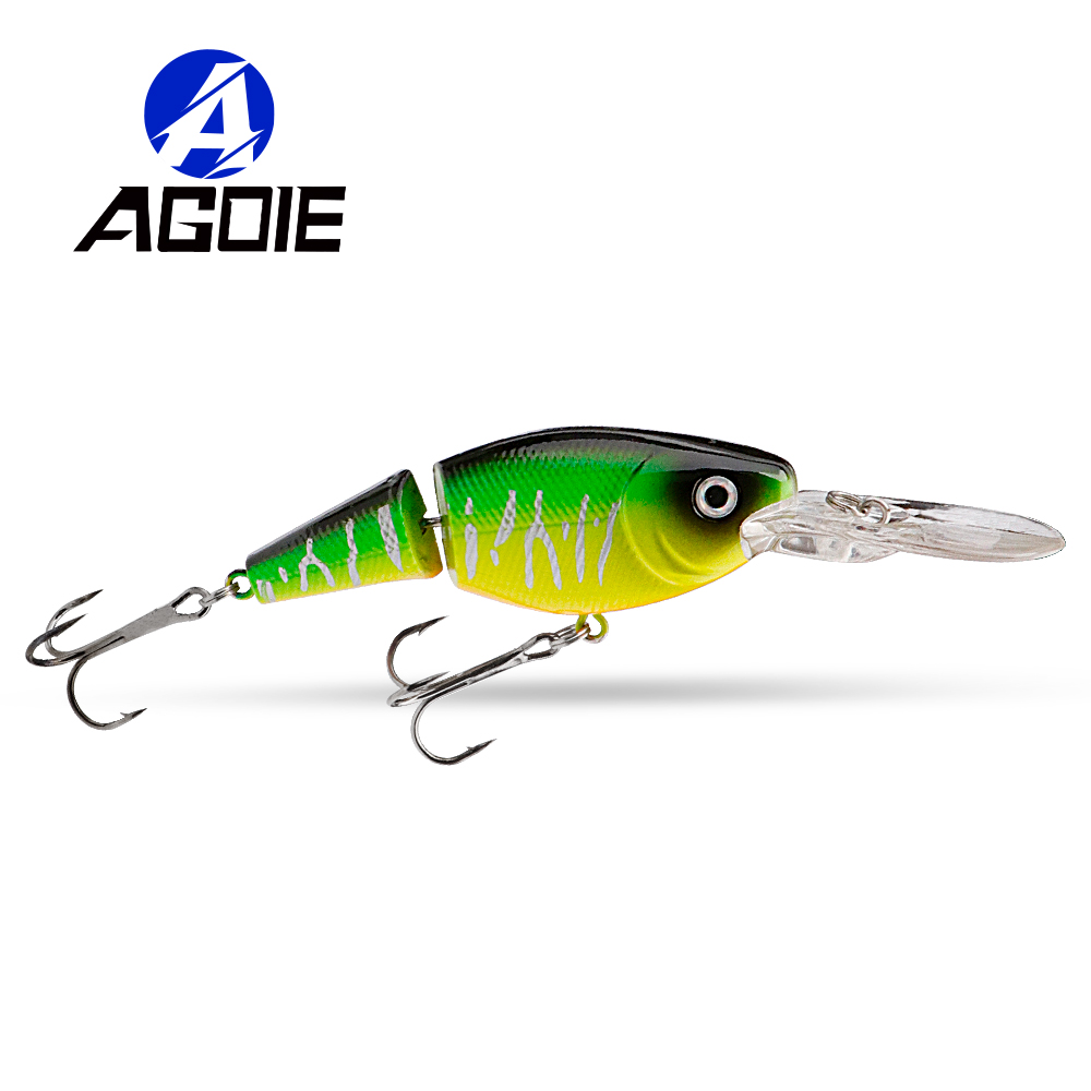 Fishing Lure Popper - Agoie Deep Diving Crankbaits Jointed Swimbait