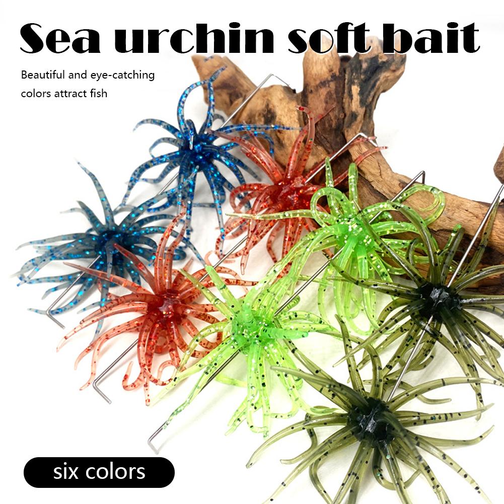 Fishing Lure Swimbait - Floating Sea Urchin Soft Bait TPR