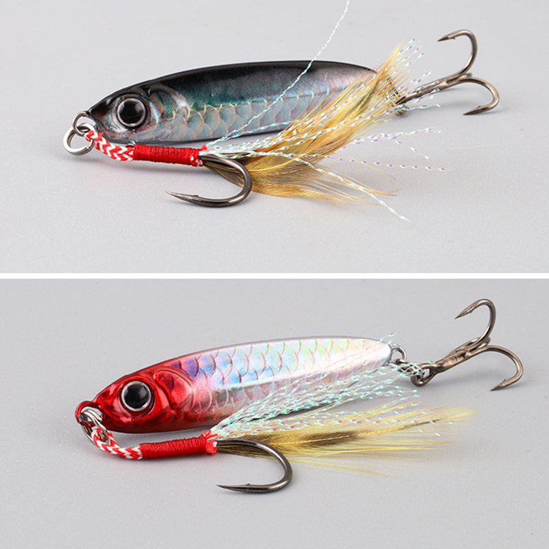 Fishing Lure Spoon - Micro Metal Jig 7g 10g 15g