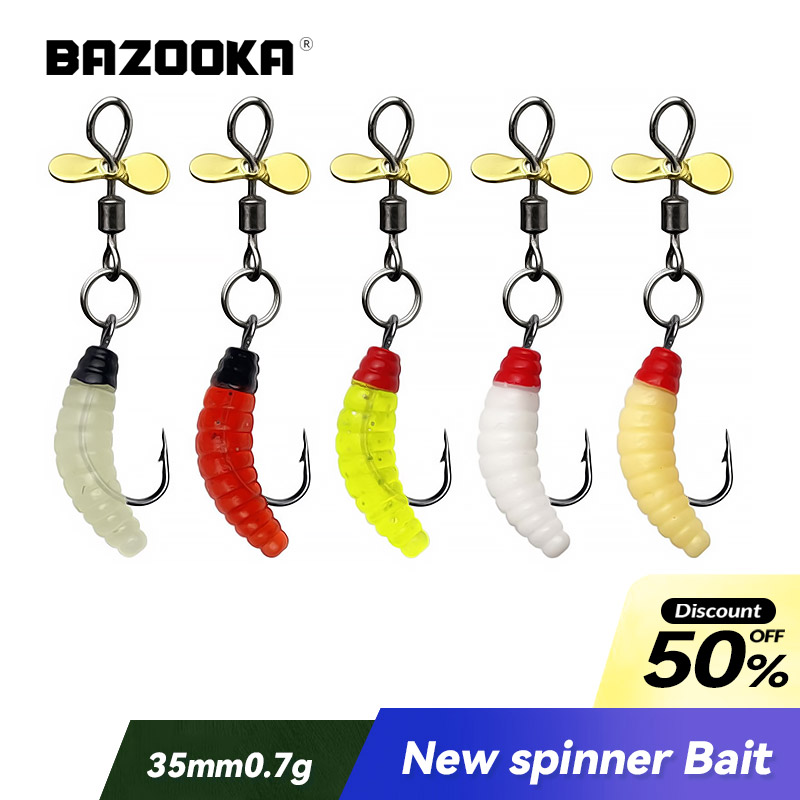 Fishing Lure Blade Bait - 5Pcs Bazooka Fishing Lure Carp Propeller