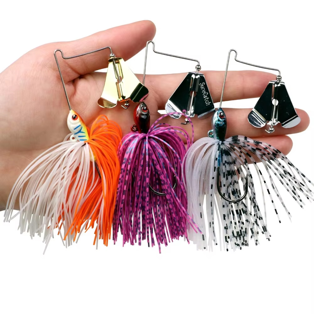 Fishing Lure Swimbait - 1pcs 12.8g Spinnerbait Fishing Lure Wire