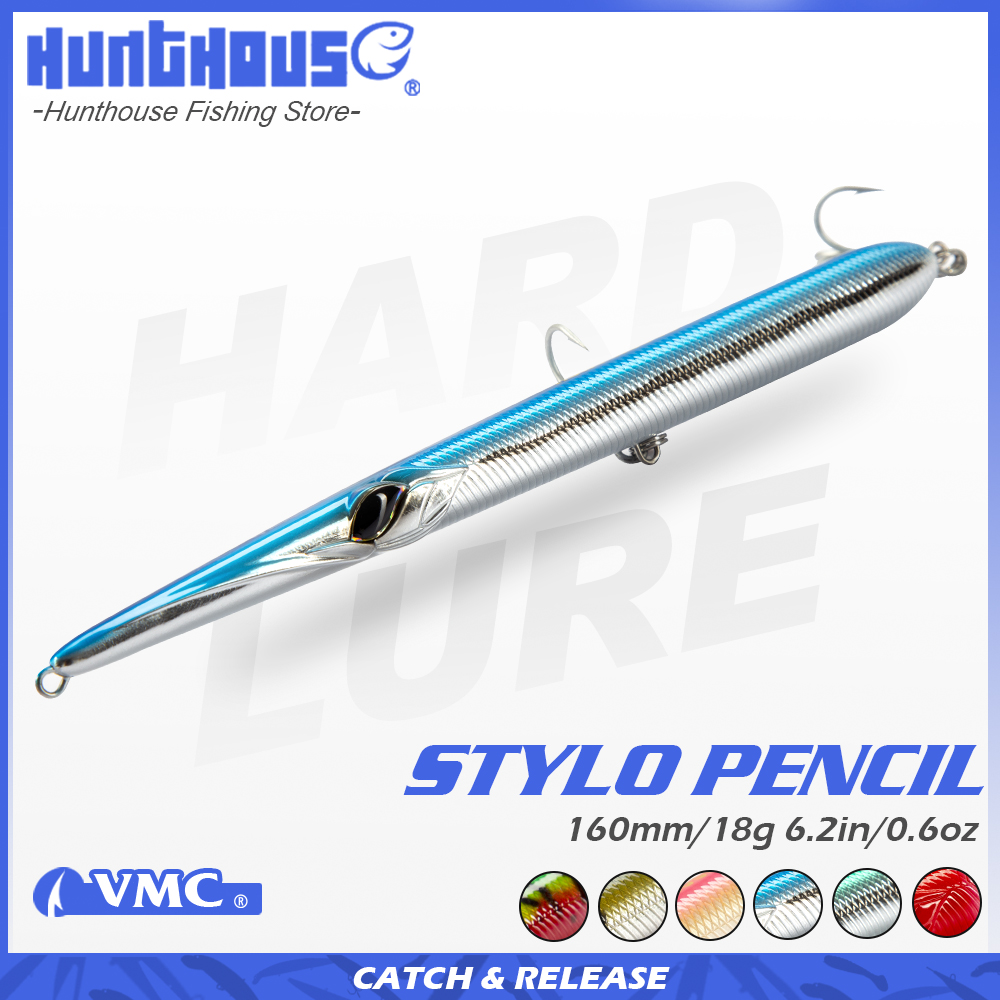 Fishing Lure Spoon - Hunthouse Stylo 210 Spinning Leurre Stickbait