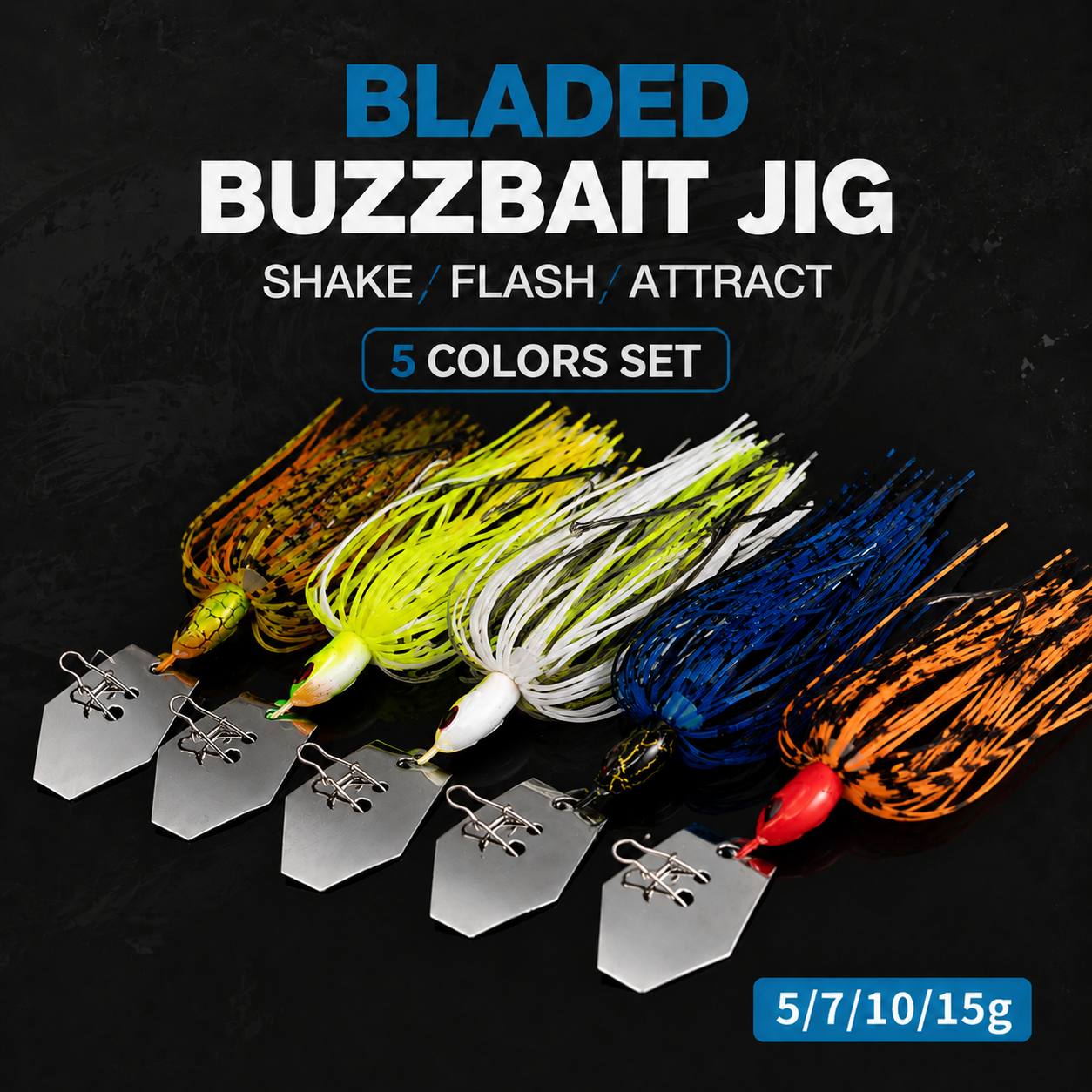 Spinnerbait Lure Set Silicone  – обзор и цена Fishing Lure Blade Bait