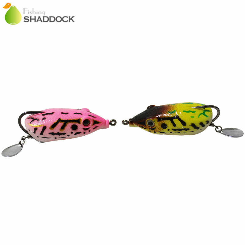 4pcs Rubber Soft Frog Fishing  – обзор и цена Fishing Lure Blade Bait
