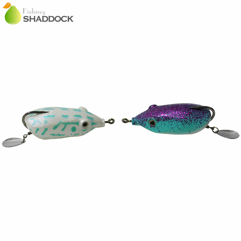 4pcs Rubber Soft Frog Fishing  – обзор и цена Fishing Lure Blade Bait