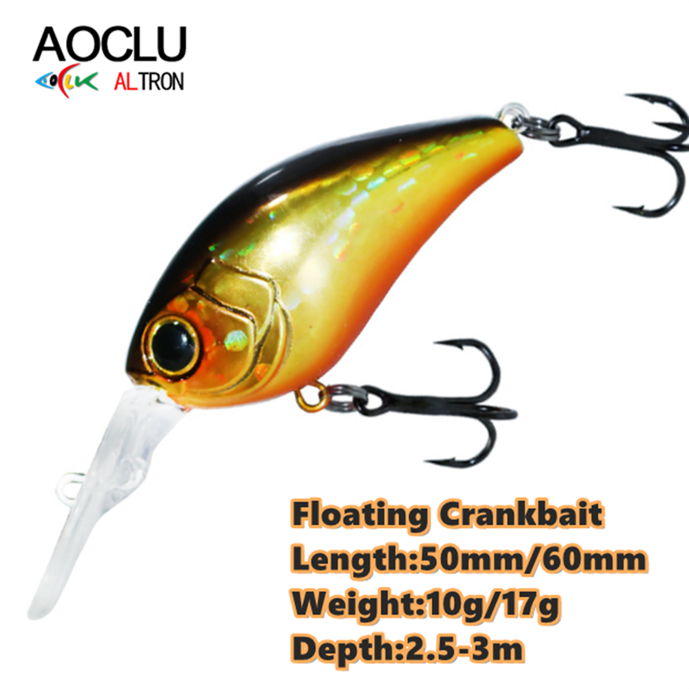 AOCLU Floating Minnow 50mm 10g – обзор и цена Fishing Lure Crankbait