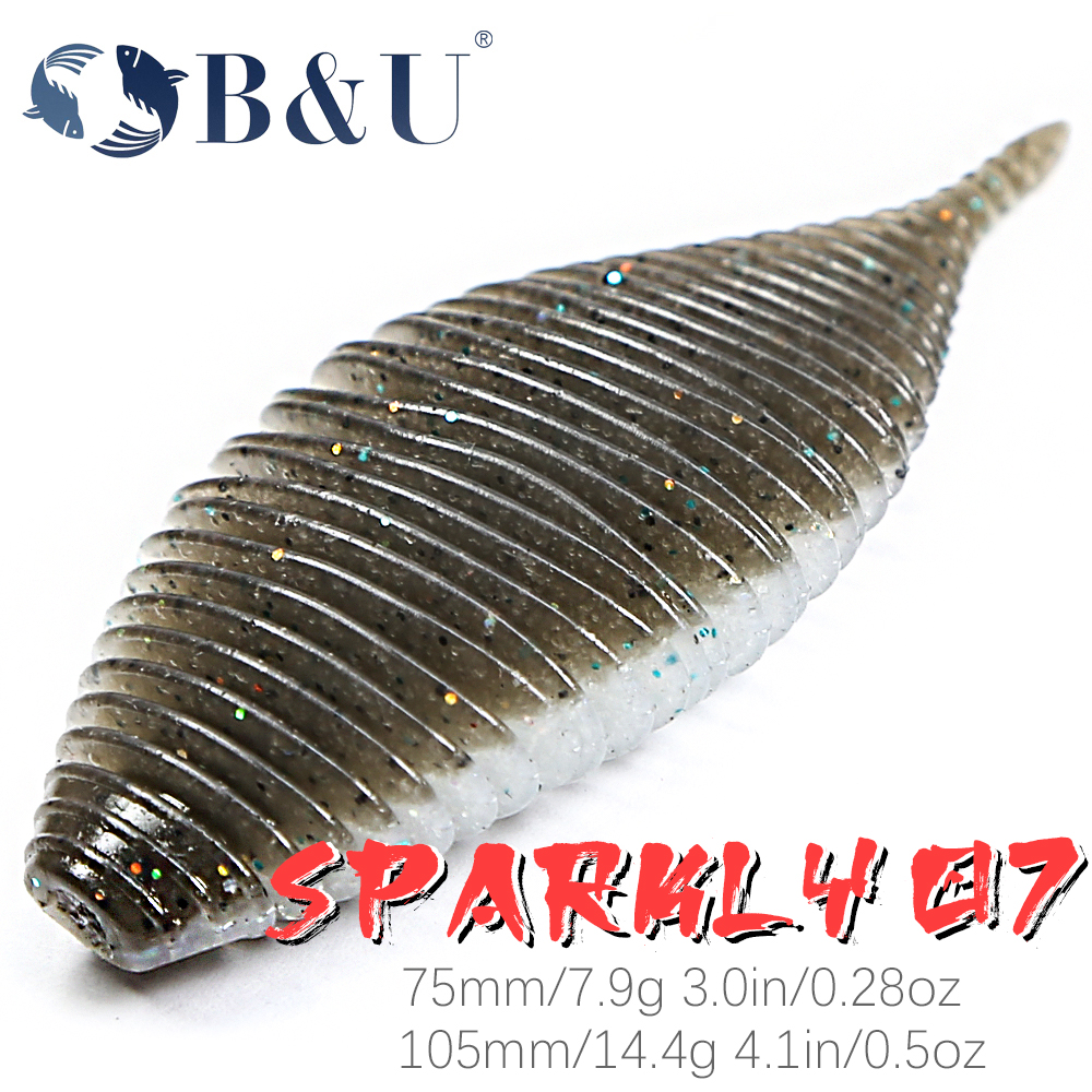 B&U BELLOWS GILL 75/105 Fishin – обзор и цена Fishing Lure Soft Plastic