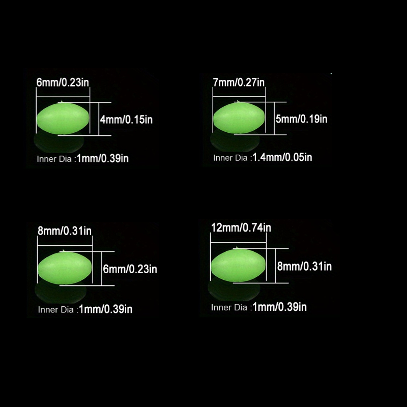 100pcs/lot Oval Night Luminous – обзор и цена Fishing Lure Topwater