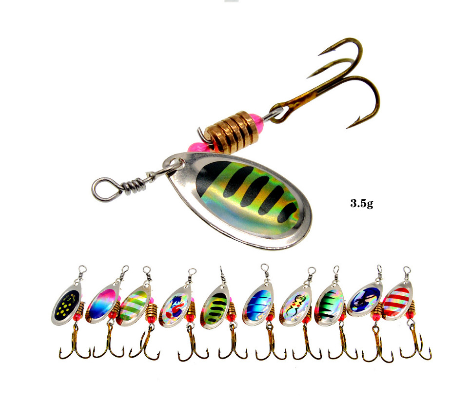 Newest Metal Spoon Spinner Fis – обзор и цена Fishing Lure Swimbait