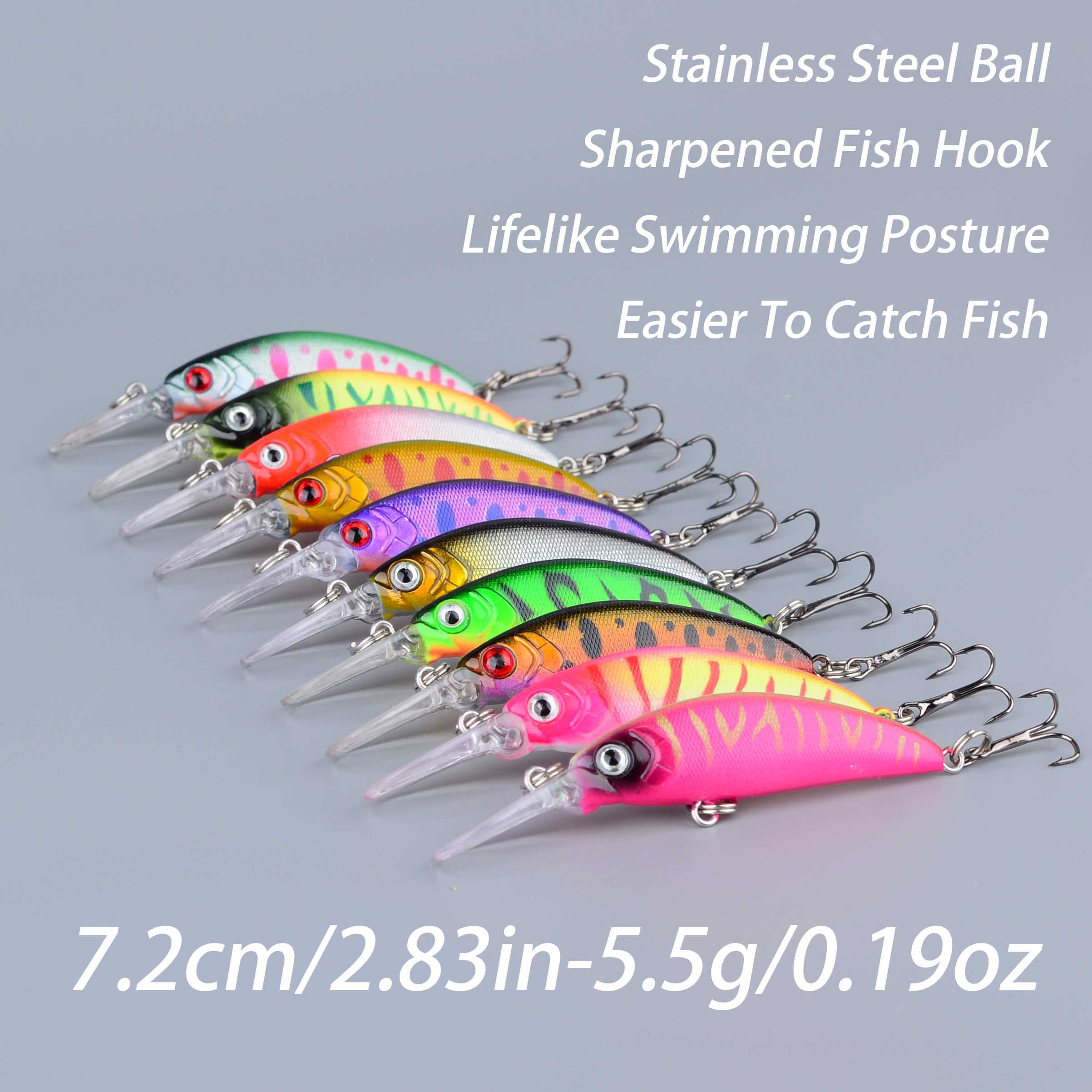 Suspending Minnow Fish Bait Je – обзор и цена Fishing Lure Jerkbait