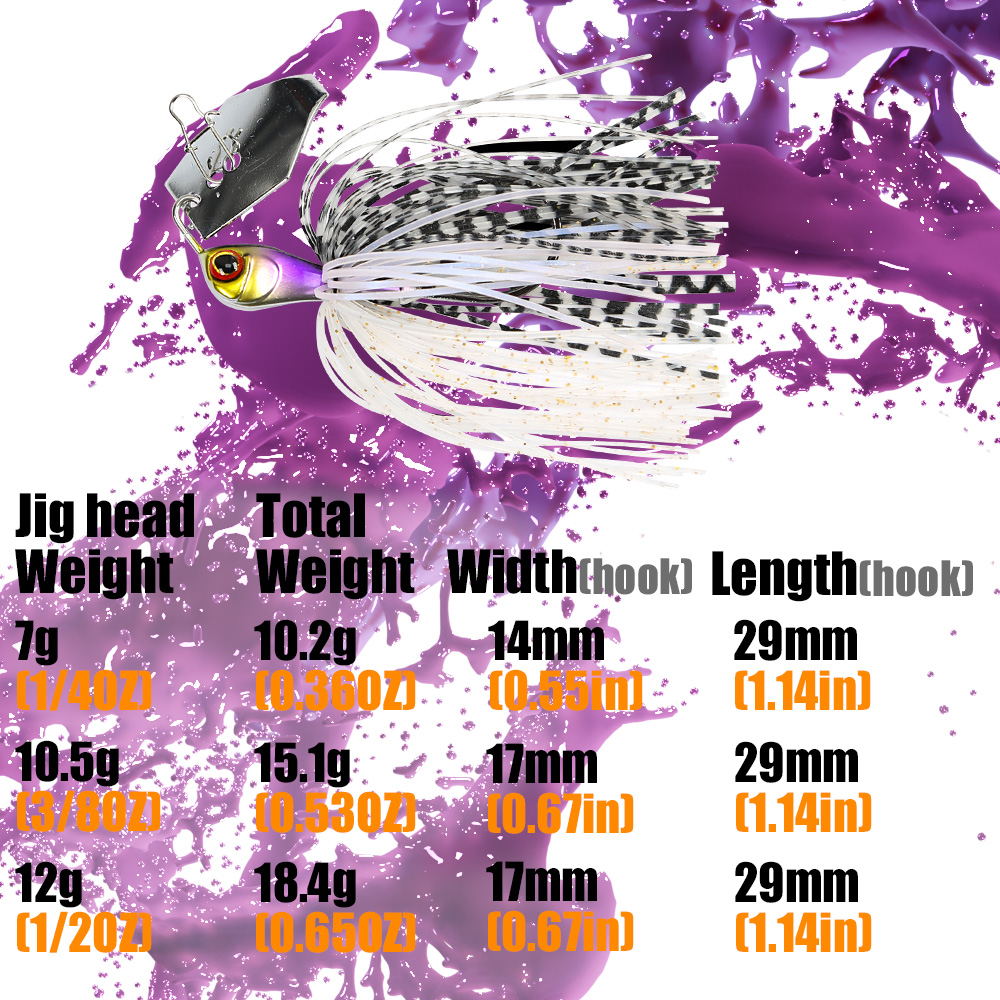 B&U Fishing Lure Chatter Bait  – обзор и цена Fishing Lure Blade Bait