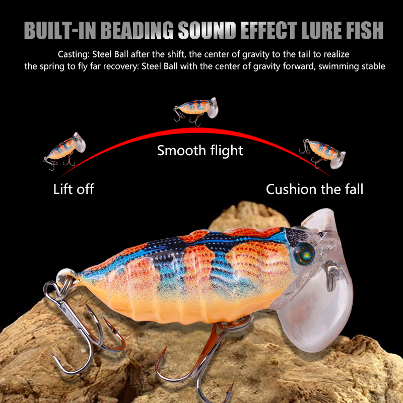 1PC Insect Fishing Bait 3.9g A – обзор и цена Fishing Lure Topwater