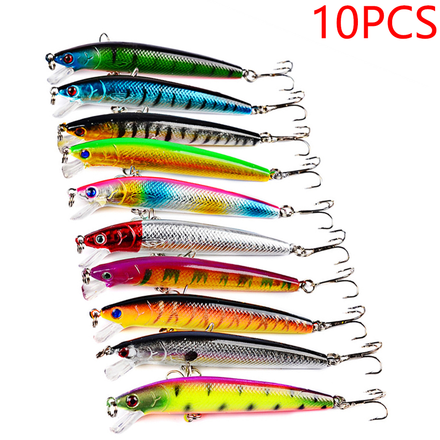 10PCS Jerkbait Minnow Swimbait – обзор и цена Fishing Lure Jerkbait