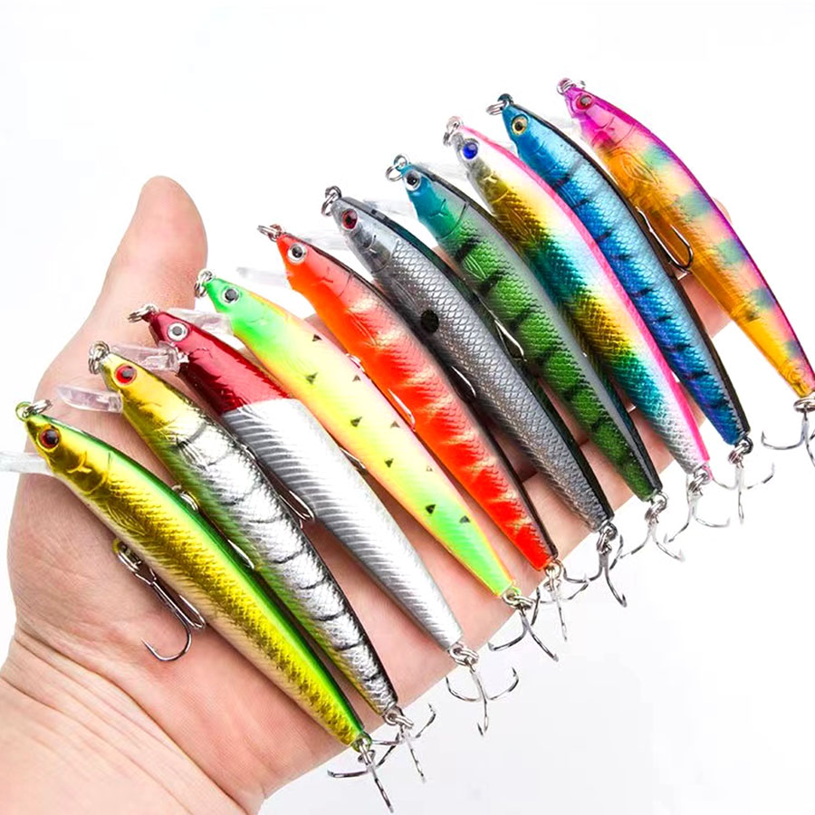 10PCS Jerkbait Minnow Swimbait – обзор и цена Fishing Lure Jerkbait