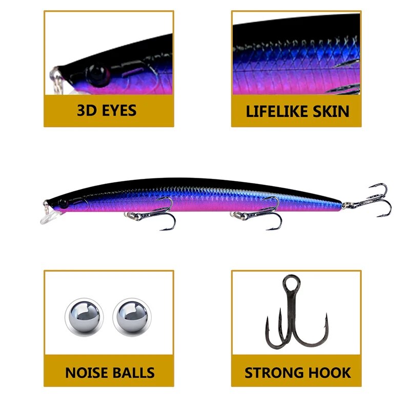 Minnow Fishing Lure Laser Hard – обзор и цена Fishing Lure Crankbait
