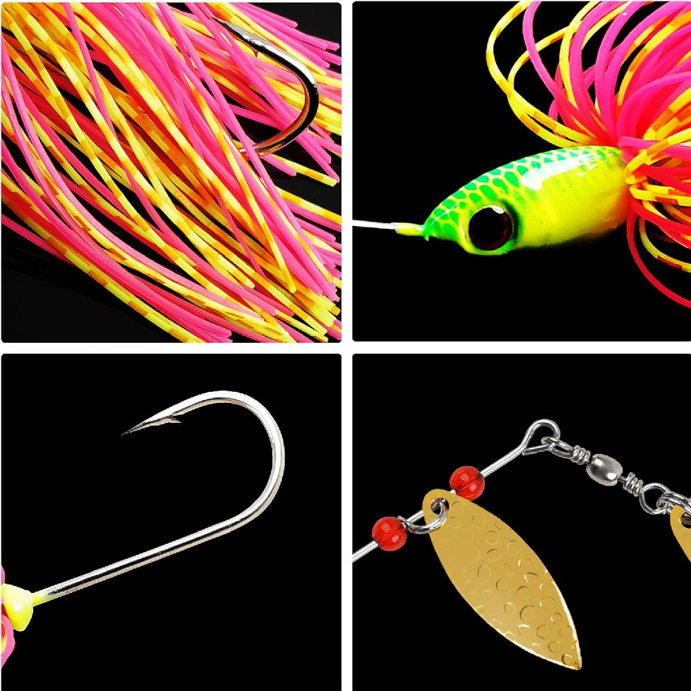 6pcs Spinnerbait Fishing Lures – обзор и цена Fishing Lure Buzzbait