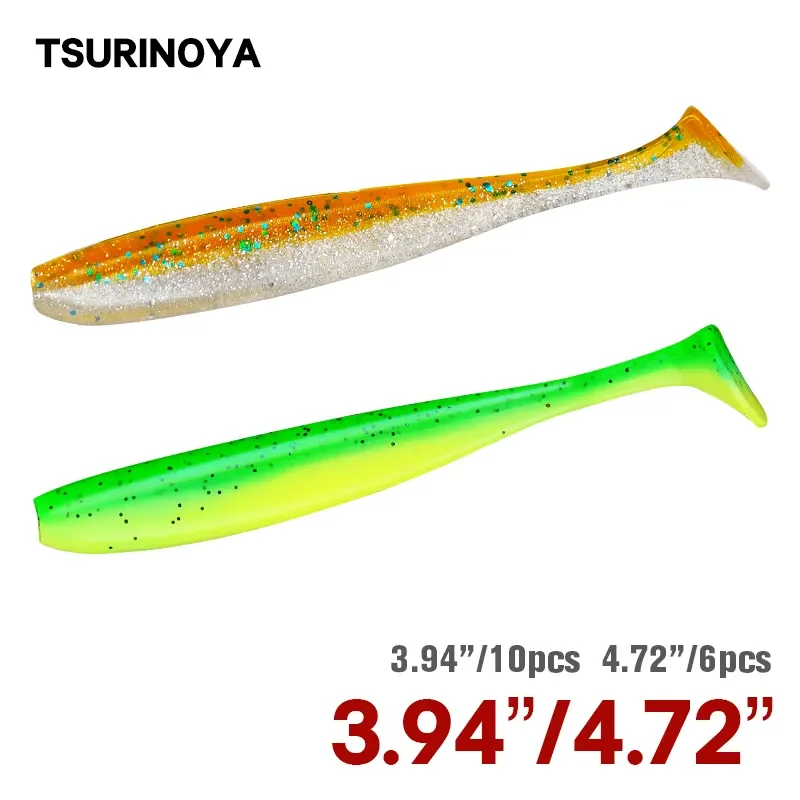 TSURINOYA NEW SIZE 100mm 120mm – обзор и цена Fishing Lure Soft Plastic