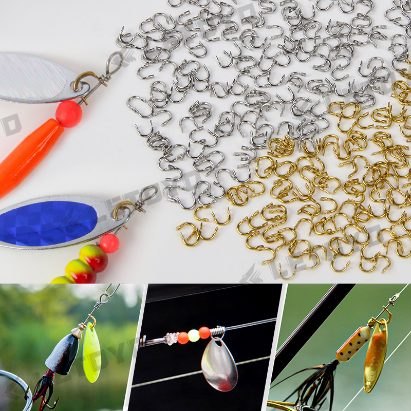 LETOYO 100pcs Folded Clevises  – обзор и цена Fishing Lure Spoon
