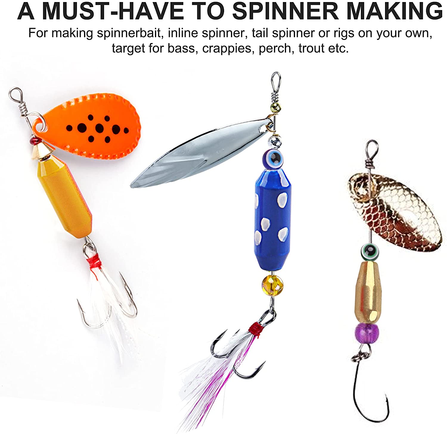10pcs Fishing Brass Spinner Lu – обзор и цена Fishing Lure Spinner