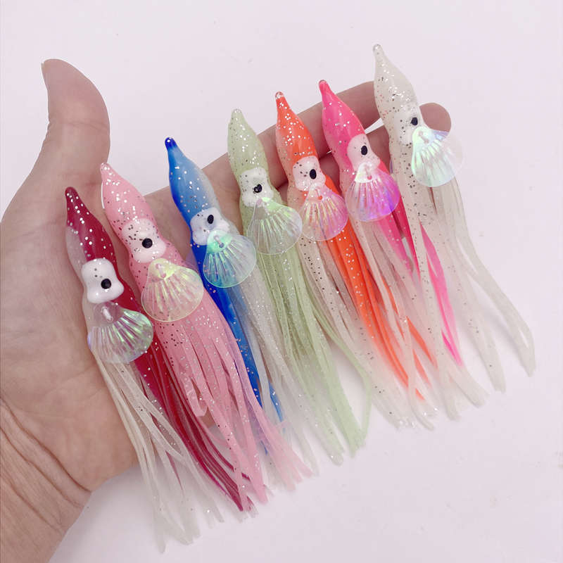 5Pcs*12cm  Fishing Squid Skirt – обзор и цена Fishing Lure Buzzbait