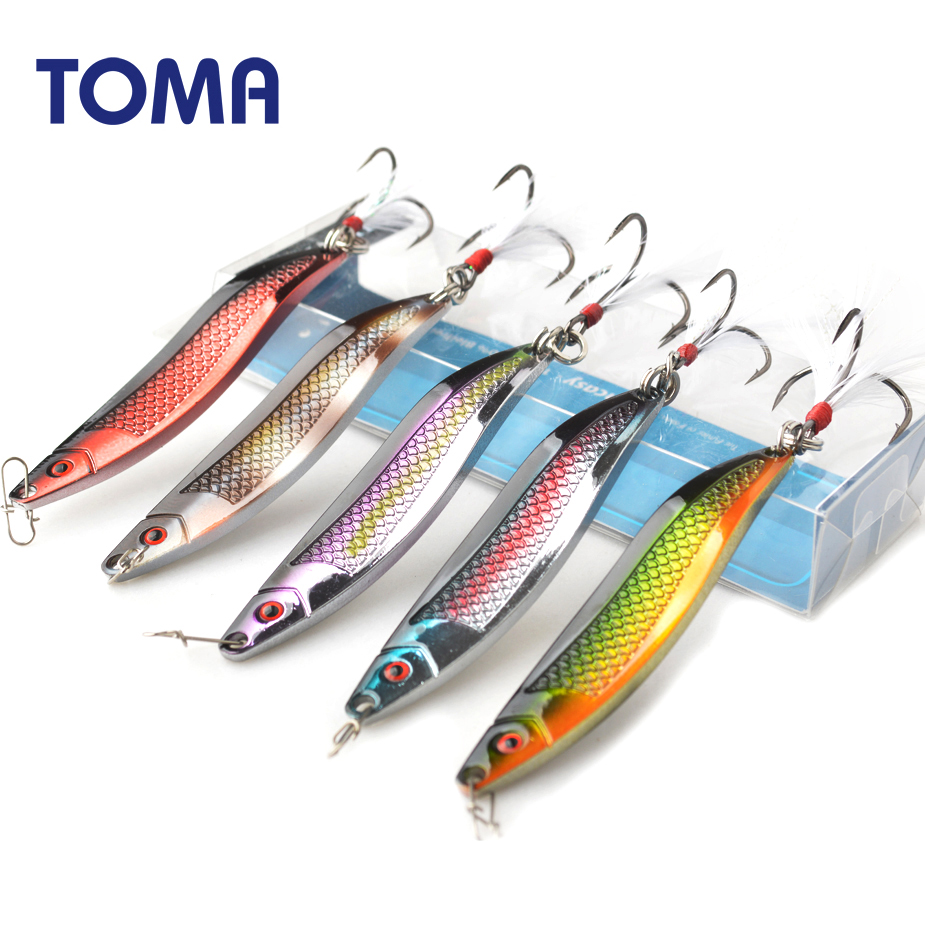 TOMA Metal Zinc Spoon Fishing  – обзор и цена Fishing Lure Spoon