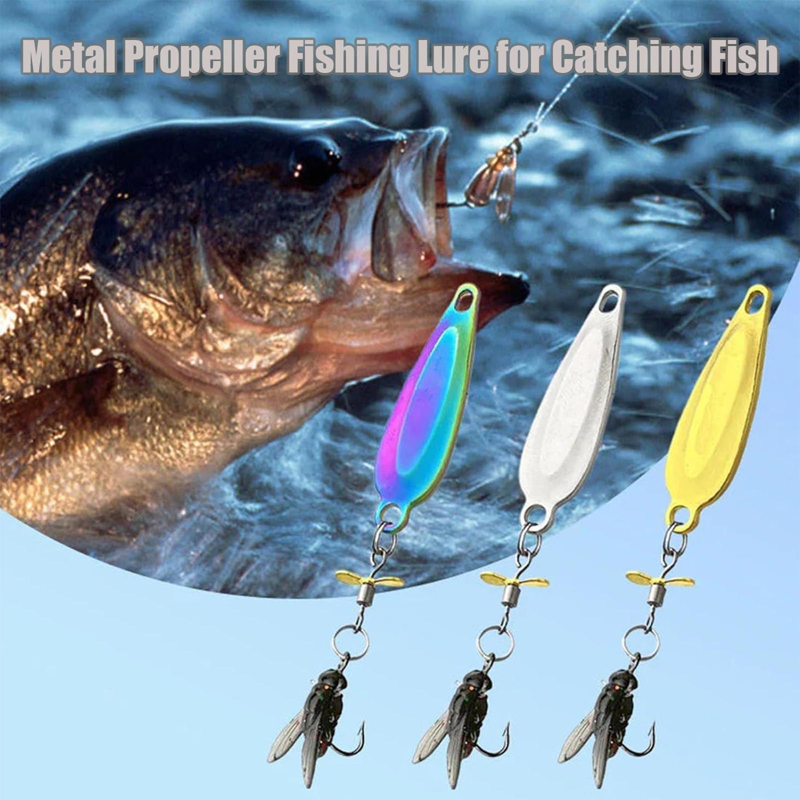 3 Pack Metal Spinner Baits 3D  – обзор и цена Fishing Lure Blade Bait