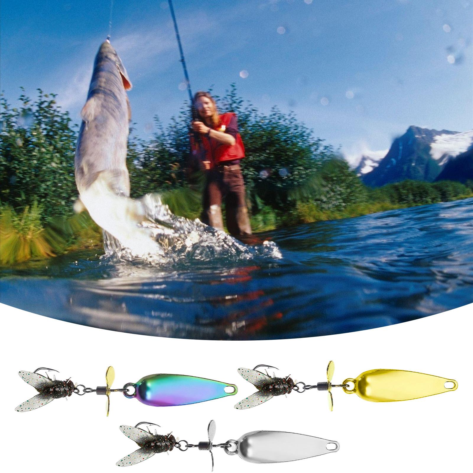 3 Pack Metal Spinner Baits 3D  – обзор и цена Fishing Lure Blade Bait