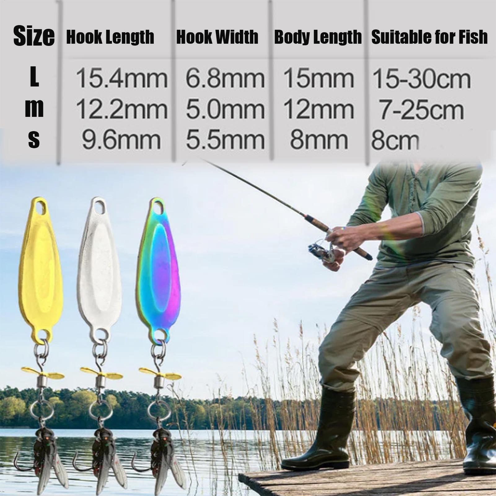 3 Pack Metal Spinner Baits 3D  – обзор и цена Fishing Lure Blade Bait