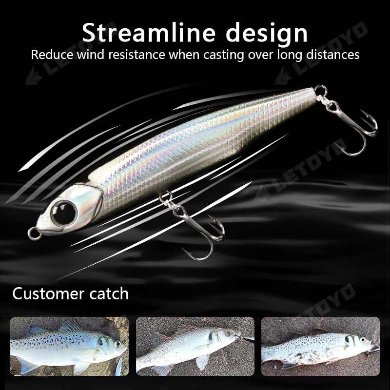 LETOYO Sinking Pencil 17g 12g- – обзор и цена Fishing Lure Spinner