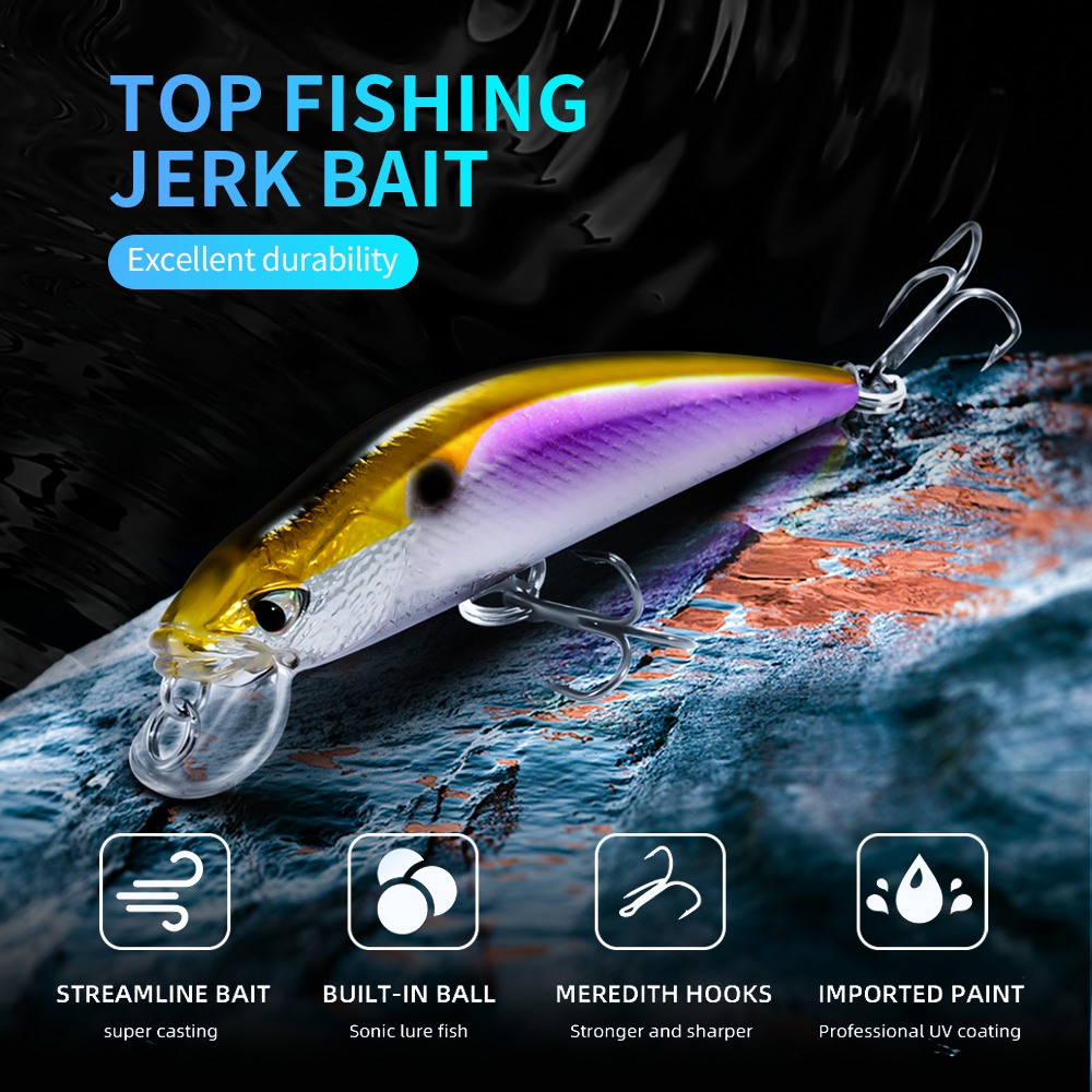 Sinking Minnow 9cm 16g Wobbler – обзор и цена Fishing Lure Popper