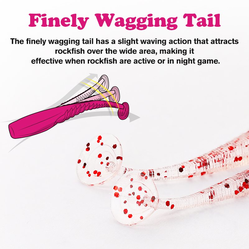 TSURINOYA 38mm 0.4g Soft Fishi – обзор и цена Fishing Lure Soft Plastic