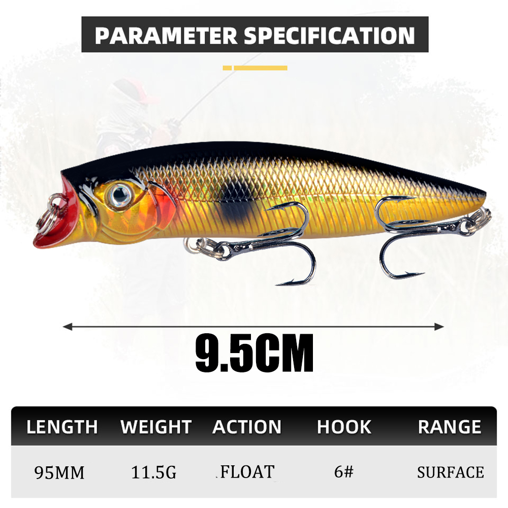 1pcs Fishing Lures High Qualit – обзор и цена Fishing Lure Popper