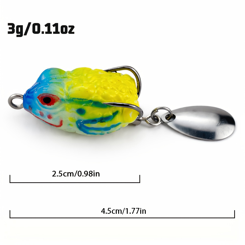 8pcs Topwater Frog Fishing Lur – обзор и цена Fishing Lure Blade Bait