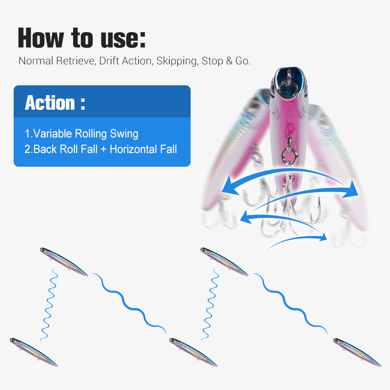 Noeby Sinking Pencil Jig Fishi – обзор и цена Fishing Lure Buzzbait