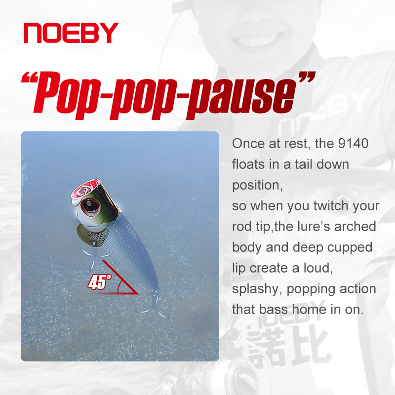 Noeby Popper Fishing Lure 105m – обзор и цена Fishing Lure Buzzbait