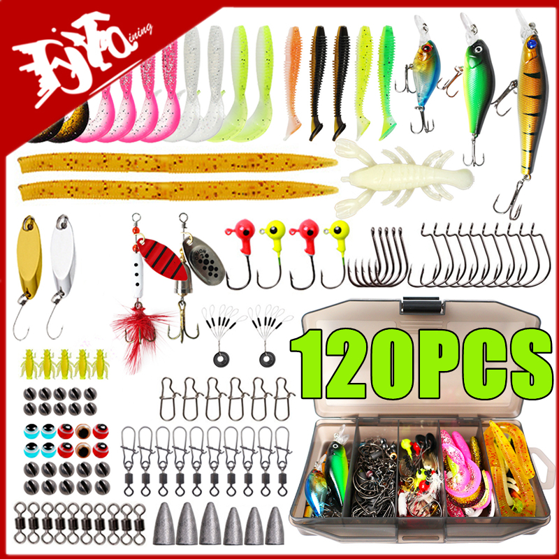 New 120PCS Fishing Lure Set So – обзор и цена Fishing Lure Swimbait