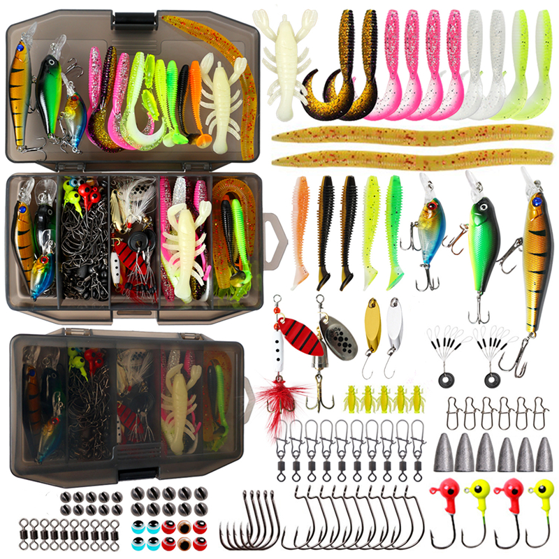 New 120PCS Fishing Lure Set So – обзор и цена Fishing Lure Swimbait