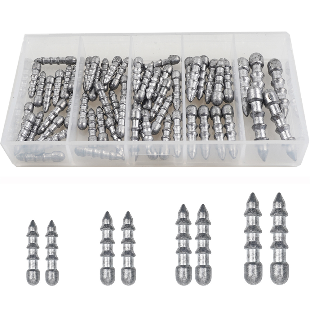 60PCS Nail weights Worm Fishin – обзор и цена Fishing Lure Accessories