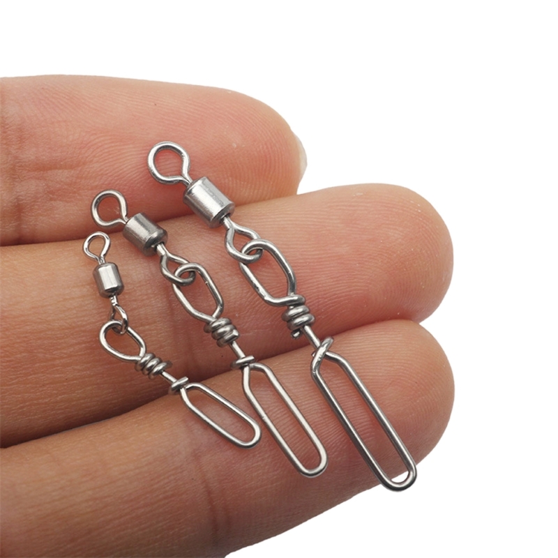 10Pcs Stainless Steel Quick Sn – обзор и цена Fishing Lure Kit