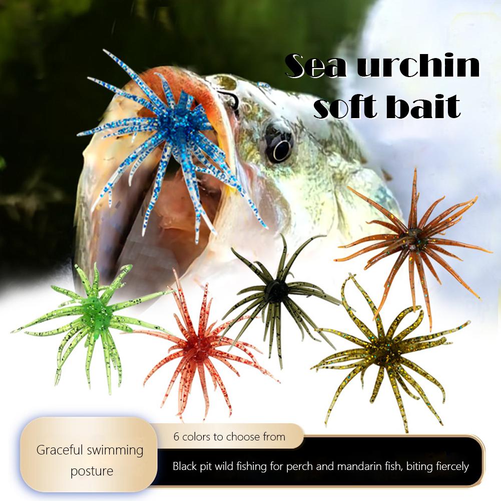 Floating Sea Urchin Soft Bait  – обзор и цена Fishing Lure Swimbait