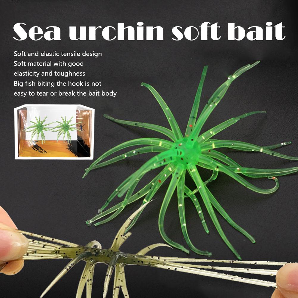 Floating Sea Urchin Soft Bait  – обзор и цена Fishing Lure Swimbait