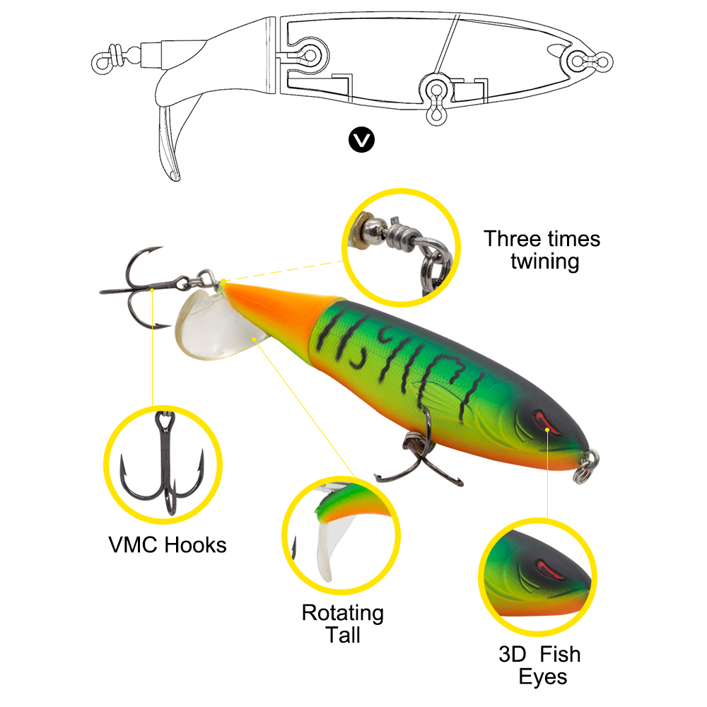 Hunthouse Whopper Plopper Hard – обзор и цена Fishing Lure Popper