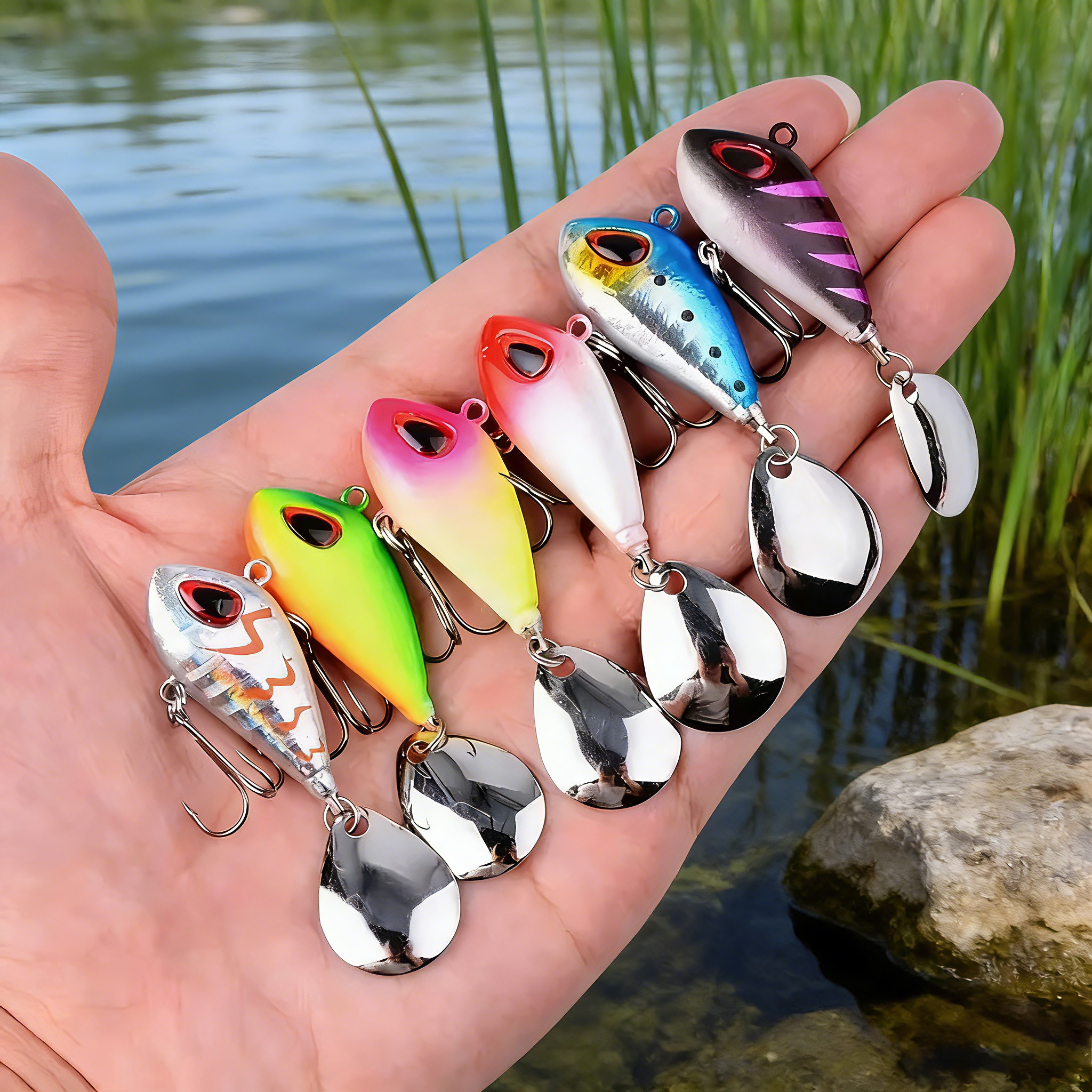 5/6pcs Mini VIB With Spoon Fis – обзор и цена Fishing Lure Crankbait