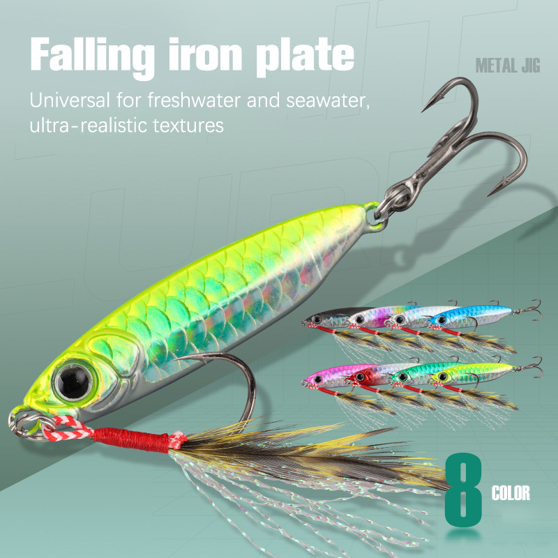 Micro Metal Jig 7g 10g 15g 20g – обзор и цена Fishing Lure Spoon