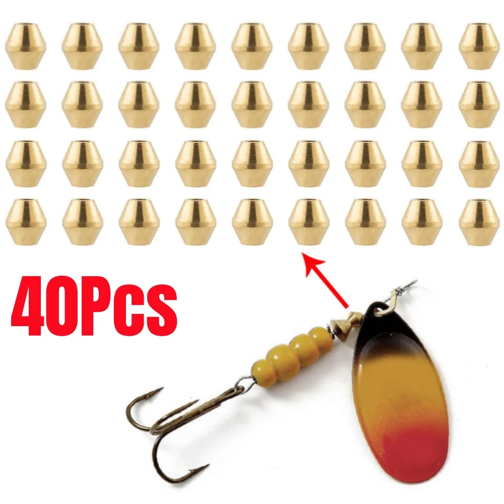 40pcs DIY Lure Brass Fishing B – обзор и цена Fishing Lure Spinner