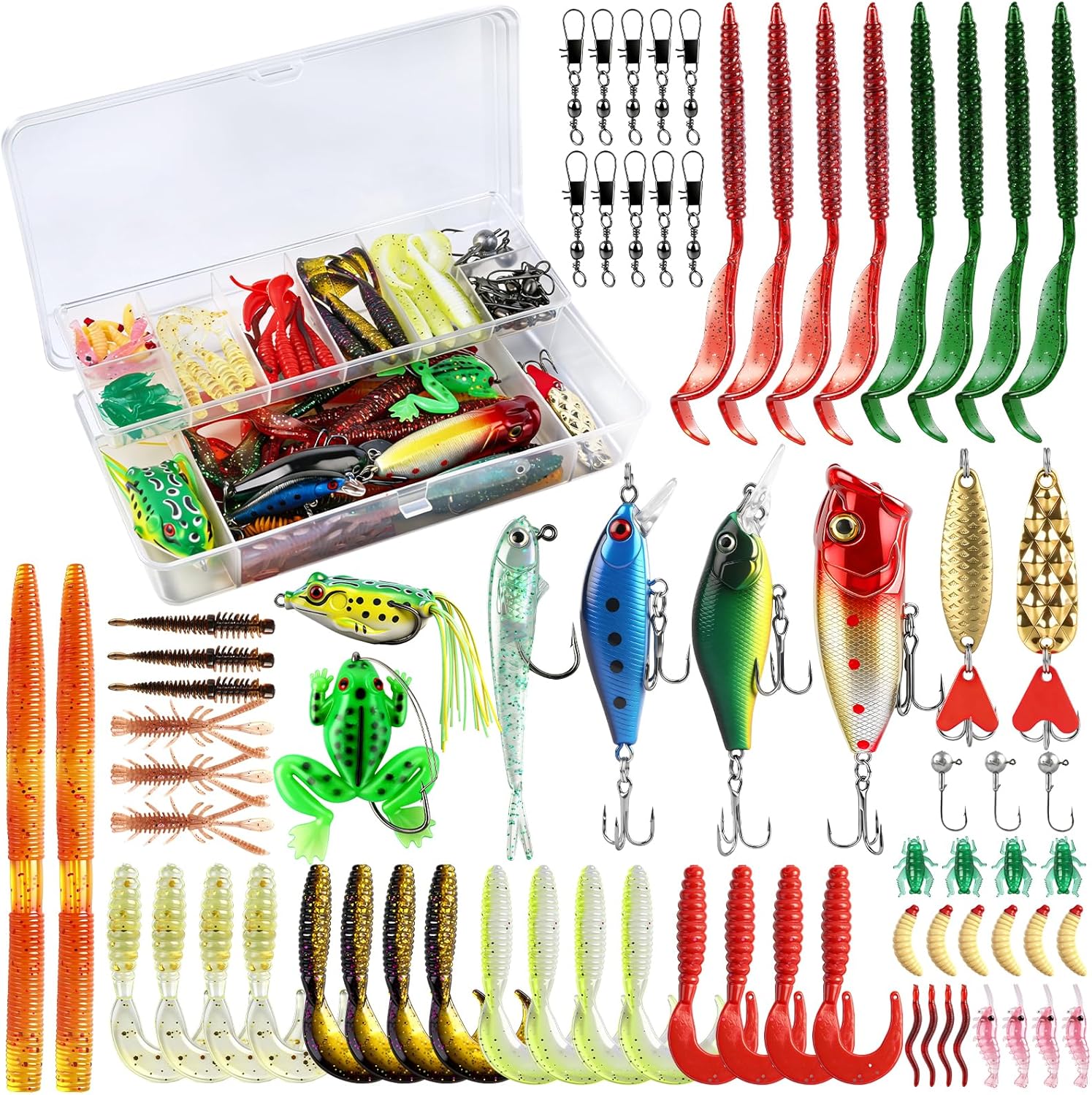 71Pcs Fishing Lures Kit with T – обзор и цена Fishing Lure Crankbait