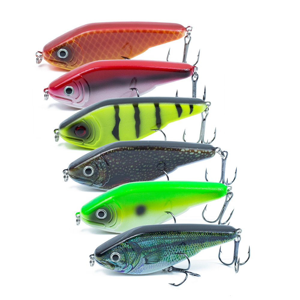 Hanlin NEW Glide Jerkbait 90mm – обзор и цена Fishing Lure Swimbait