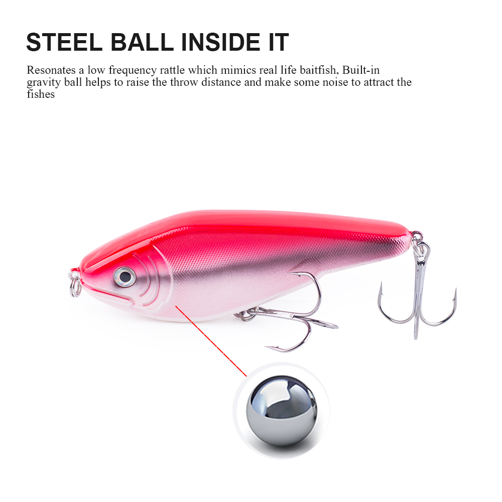 Hanlin NEW Glide Jerkbait 90mm – обзор и цена Fishing Lure Swimbait