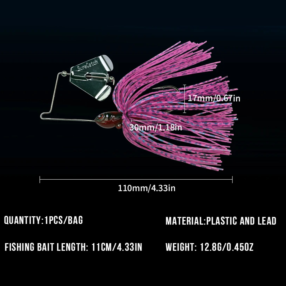 1pcs 12.8g Spinnerbait Fishing – обзор и цена Fishing Lure Swimbait